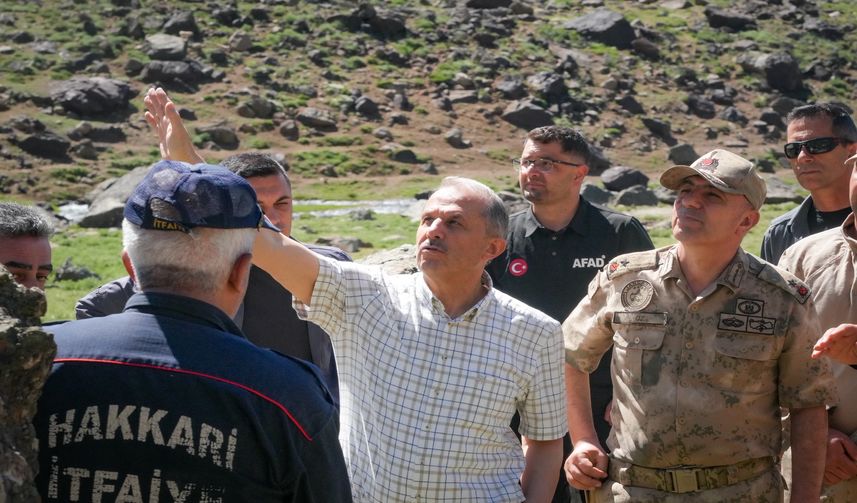 Vali Taşyapan Bala Yaylası'nda Kayıp Vatandaş İçin Yürütülen Arama Çalışmalarını İnceledi