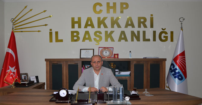 CHP Genel Merkezi Kararını Verdi: Nazım Demir Yeniden CHP Hakkari İl Başkanı Oldu!