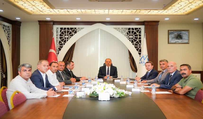 Hakkari Valiliği’nde Yüksekova OSB Müteşebbis Heyet Toplantısı Yapıldı