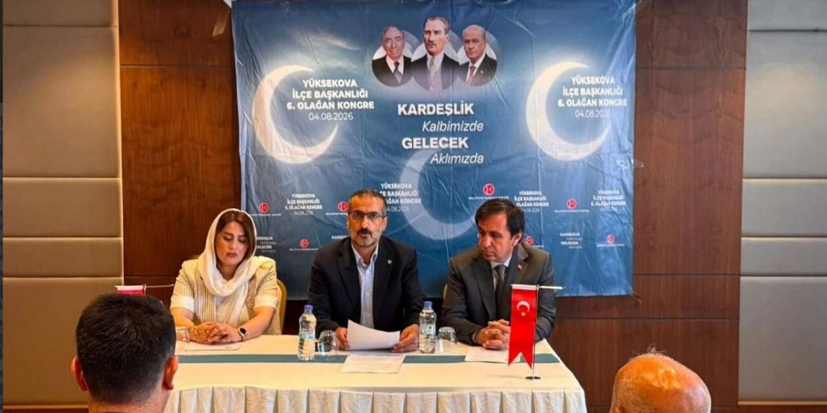 MHP Yüksekova İlçe Başkanlığı Kongresinde Yıldırım Öztepe Güven Tazeledi