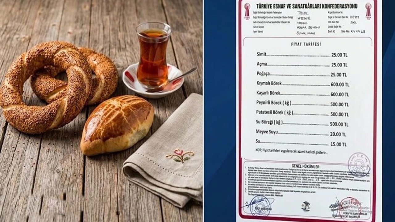 Hakkari’de Simit, Açma ve Poğaçaya Yeni Tarife: Fiyatları 25 TL Oldu
