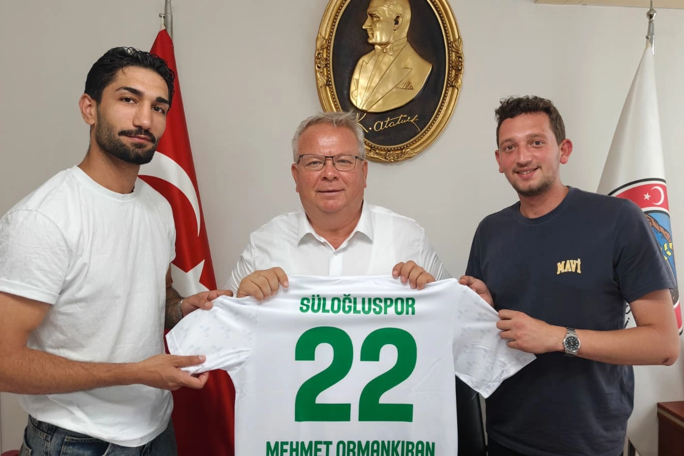 Süloğlu Spor Takımından Başkan Mehmet Ormankıran'a Teşekkür Ziyareti