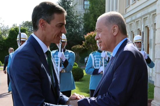 Cumhurbaşkanı Erdoğan, İspanya Başbakanı Pedro Sánchez ile Telefonda Görüştü