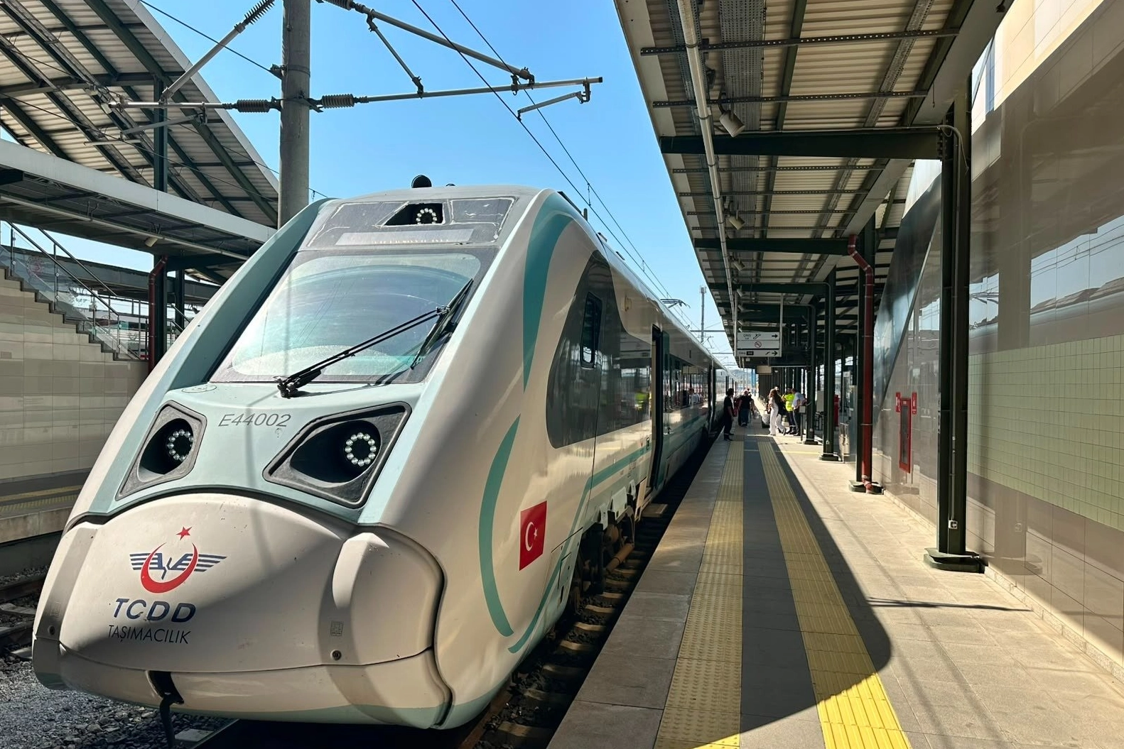 Milli Elektrikli Tren Seti Halkalı-Uzunköprü Hattında İlk Seferini Yaptı