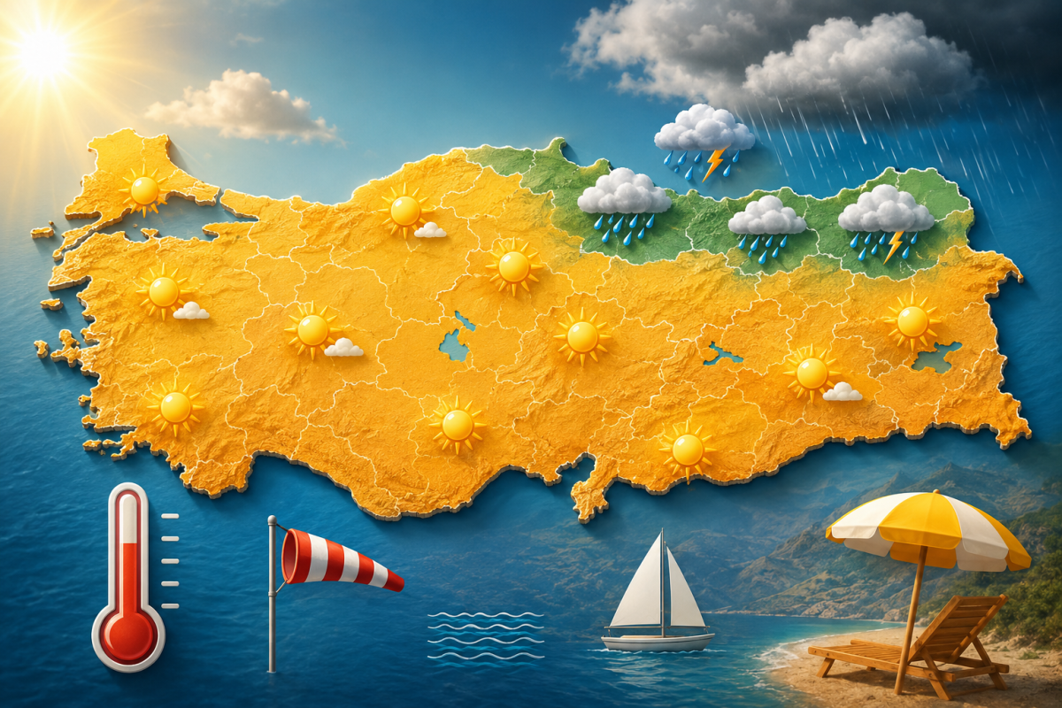 Meteoroloji: Hava Sıcaklıkları Mevsim Normallerine Yaklaşıyor