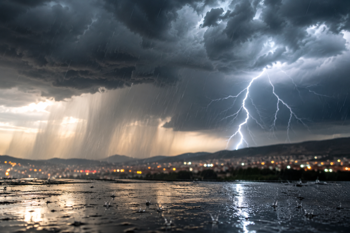 Meteoroloji’den Çok Sayıda İl İçin Sarı Alarm: Kuvvetli Sağanak ve Fırtına Geliyor!