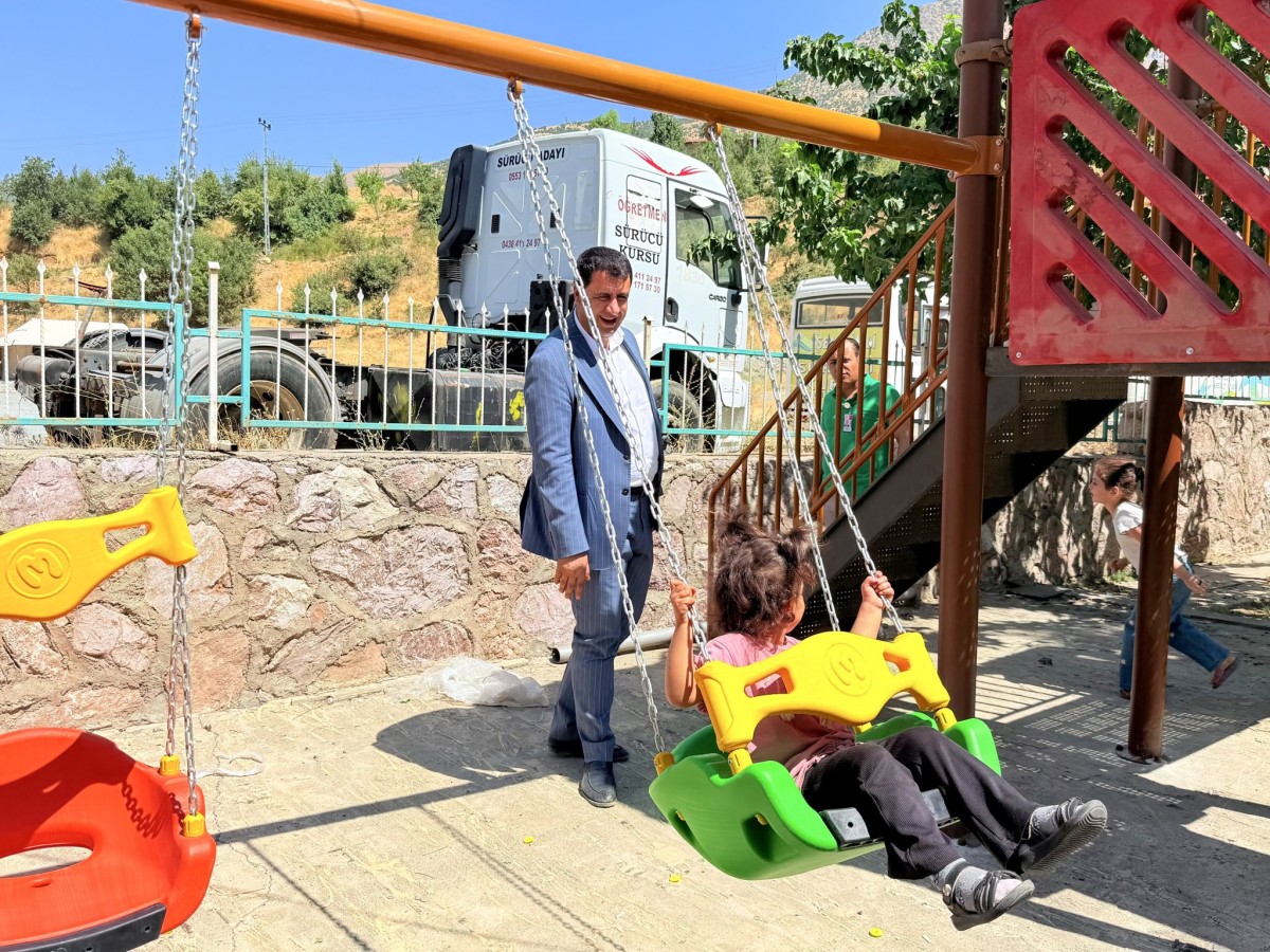 Şemdinli Devlet Hastanesi’ne Çocuk Oyun Parkı Yapıldı